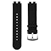 Adebena Silky Soft Silicone Watch Band Quick Release Watch Strap for Pebble Steel
