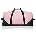 Dalix 21'' Large Duffle Bag with Adjustable Strap (Pink)