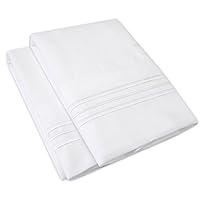 1500 Supreme Collection Pillowcase - Standard, 2 Count, White