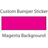 WYCO Products Custom Bumper Sticker Customizable Bumper Sticker (5