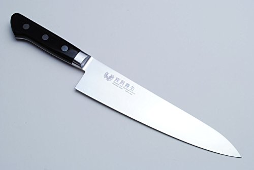 Yoshihiro Inox Stain-resistant Aus-10 Steel Ice Hardened Gyuto Chefs Knife 9.4" (240mm) - Thumbnail 4
