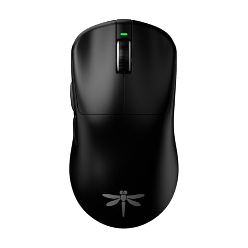 VGN Dragonfly F1 Pro Wireless Gaming Mouse - 49g Ultra-Lightweight, 26K DPI Optical Sensor, 6 Programmable Buttons, 65Hrs Battery, Esports Grade - Classic Black