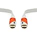 Ultra Clarity Cables Flat HDMI Cable 1.5 ft - 2 Pack - High Speed HDMI Cord - Supports, 4K Video at 60 Hz, 3D, 2160p - HDMI Latest Standard - HDCP 2.2 Compliant, CL3 Rated - 1.5 Feet