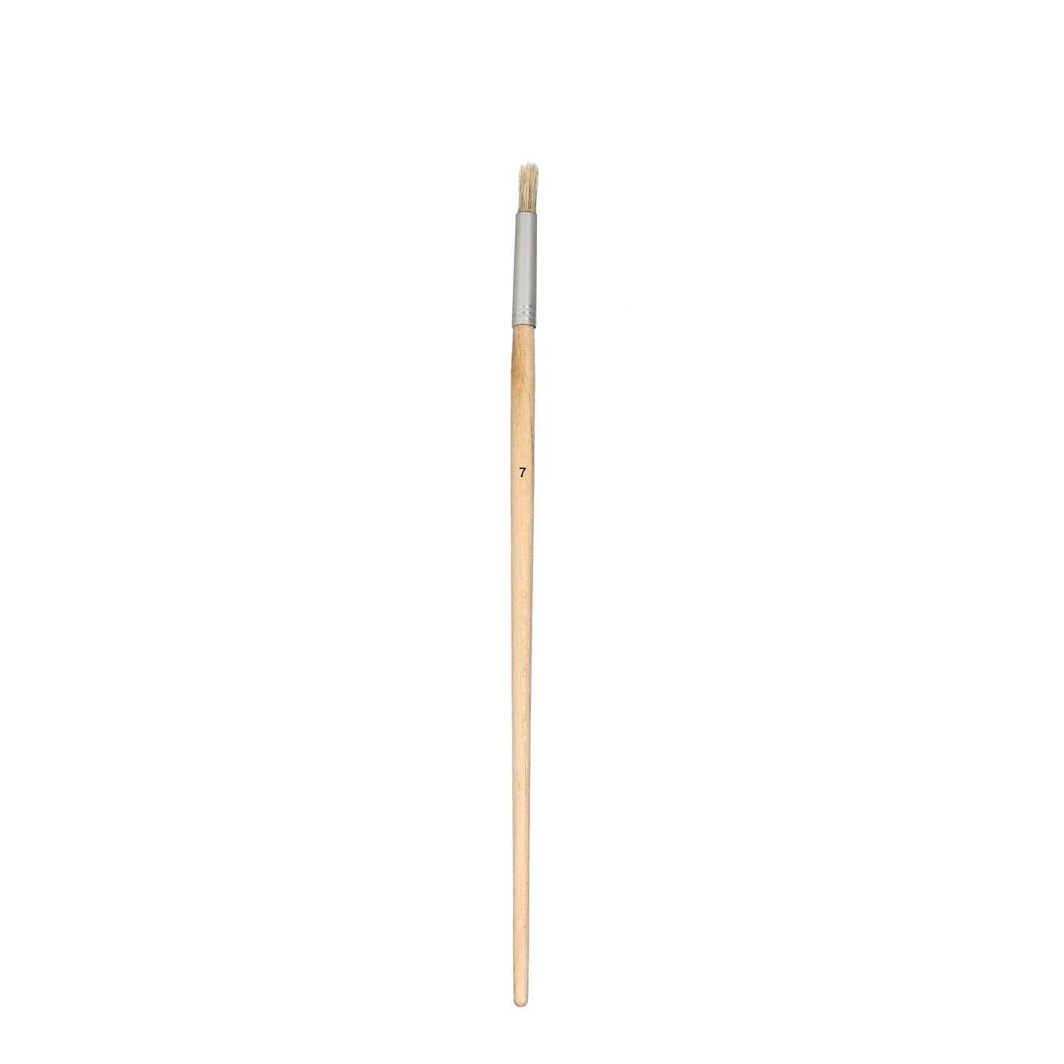 Brico Brush Round White Bristle No. 7
