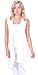 Popana Womens Sleeveless Lightweight Summer Open Front Long Duster Cardigan Vest Plus Size