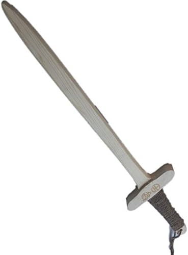 mumoni Children Wooden Toy Sword, Outdoor Playing Swords,Unfinished Wood Sword,