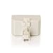 C2G Legrand Telephone Splitter, Two Line Splitter with NEMA Type B Connector for Smartphone Devices, Male to Female Two Line Adapter, Ivory Phone Line Splitter, 1 Count, C2G 41062