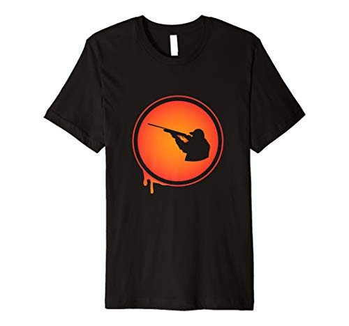 Clay Skeet Shooting Target Pigeon TrapFunny Gift TShirt - Thumbnail 2