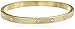 kate spade new york Set In Stone Stone Hinged Clear/Gold Bangle Bracelet