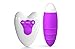 Zabrina Zabrina 7 Freqency Cute Waterproof Remote Control Jump Egg Female Adult Sex Toys Supplies (Purple)