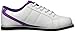 BSI Women's 460 Classic Bowling Shoe - Lightweight Shoes with Cushioned Support for Women, Purple & White, Size 7.5