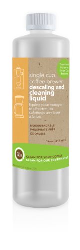 Click Here to See More Images Full Circle Single Cup Coffee Machine Cleaning and Descaling Liquid, 14oz Bottle