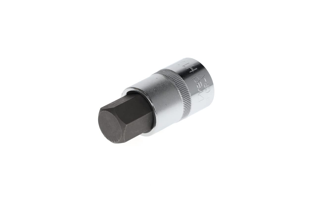 GEDORE red Screwdriver bit socket hex, 17 mm AF, 1/2" 12.5 mm, Screwdriver bit socket, Tool, R62551710, Steel