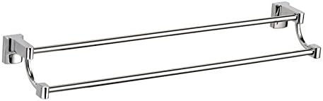 SSBY Zinc alloy bath 60cm double Towel Bar chrome Hotel Towel rack Towel rack