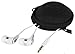 Skullcandy Earphone Handsfree Headset HARD EVA Case - Clamshell/MESH Style with Zipper Enclosure, Inner Pocket & Durable Exterior - Includes Skullcandy Original Stencil