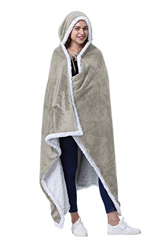 womens hooded blanket wrap