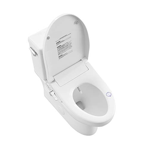 Elongated Smart Electronic Toilet Seat with Bidet Function, ELLAI Smart