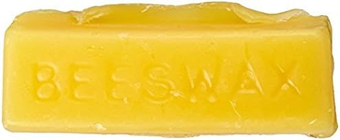 Natural Organic Hand Poured Yellow Beeswax, (5) 1 oz Bars Premium Quality, Cosmetic Grade and Triple Filtered 5 oz Bees Wax total