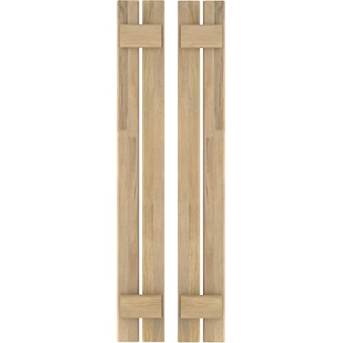 Ekena Millwork ARW101SB207X64UNH Americraft Two 2 Exterior Real Wood Spaced Boa…