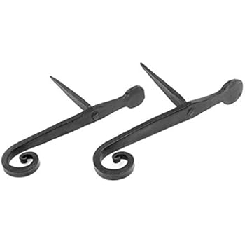 Amazon Com Decorative Vinyl Shutter Hinges And S Holdback Hooks
