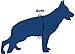 Redline K9 Padded Leather Quick Release Dog Protection and Tracking Harness (Large)
