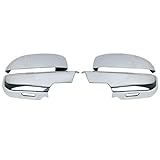 E-Autogrilles Triple Chrome Plated ABS Mirror Covers 4PCS for 07-14 GMC Yukon / Yukon XL 07-13 GMC Sierra 1500 / 07-14 GMC Sierra 2500 / 3500 07-14 Cadillac Escalade / 07-14 Chevrolet Tahoe / 07-14 Chevrolet Suburban / 07-13 Chevrolet Silverado 1500 / 07-14 Chevrolet Silverado 2500 / 3500 07-13 Chevrolet Avalanche (65-0101)
