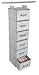 Adorn Insta-Shelf Six-tier Hanging Shelves and Drawers Set