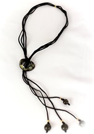 Tagua Waterfall Necklace (Green)