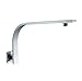KES BRASS Shower Arm with Flange 15.7-Inch Reach Bathroom Showering System Replacement Part G 1/2, Polished Chrome, PSA11