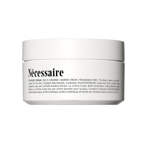 Nécessaire The Body Cream – Fragrance-Free Barrier Repair Body Moisturizer with Niacinamide, Ceramides & Hyaluronic Acid – Rich Hydration for Dry, Sensitive Skin – Dermatologist-Tested – 6.8 oz