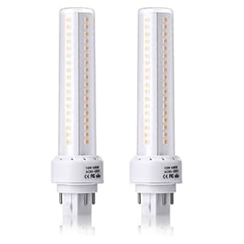 Amazon.com: HengBo 2 Pack GX24 Led Light Bulb, 12W G24q ...