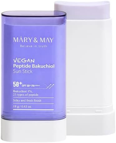 Mary&May Vegan Peptide Bakuchiol Sun Stick SPF 50+ PA++++ 18g