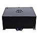 SUNROAD 20-Gallon Universal Fuel Cell Gas Tank Aluminum Polished Racing Street Drift Strip Fuel Cell Tank with Level Sender Black