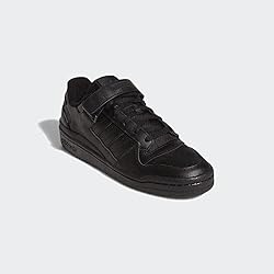 adidas Men's Forum Low Sneaker, Black/Black/Black, 11