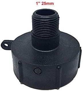 Tank Hose Adapter 1PCS 1000L Plastic IBC Tank Adapter Garden Hose Adapter Fittings Tools 60mm Thread Import to 1"(25mm) Connect Hose - Image 3