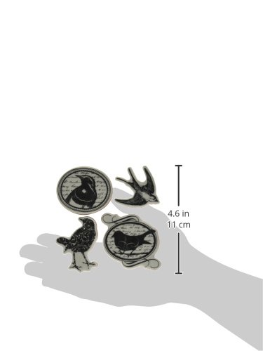 Hampton Art I Cling Birds Rubber Stamp