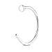 20G Flat Disc Nose Hoop 316L Surgical Steel Ring (5/16