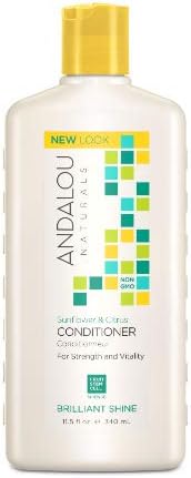 Andalou | Sunflower & Citrus Brilliant Shine Conditioner | 2 x 340ml (UK)