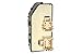 PT Auto Warehouse PWS-023 - Master Power Window Switch, Driver Side, Front/Console - 5-Button; 12-Prong Switch - 4-Door Sedan Only