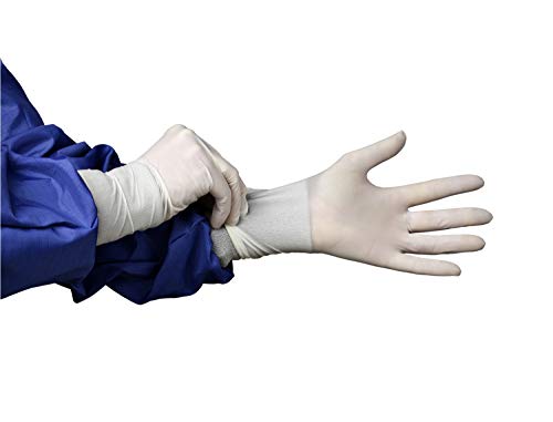 31b2vfju%2BUL HandPRO 9101 Hourglass 9100 Series Nitrile Ambidextrous Cleanroom Glove, Powder Free, 290 mm Length, 0.06 mm Thick…