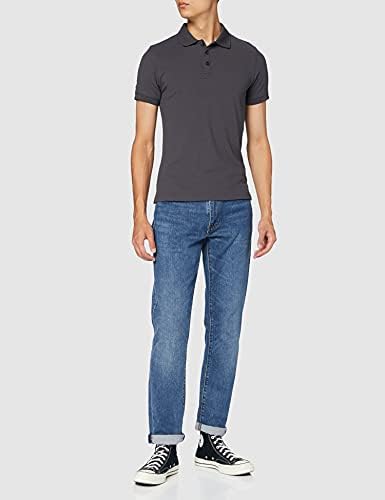 Herren Crewline Polo, 980 Ebony, M EU