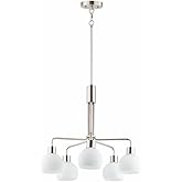 Maxim Coraline-5 Light Chandelier-26.75 Inches Wide by 23 inches high-Satin Nickel Finish -Traditional Installation