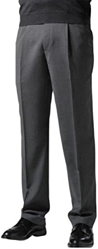Knightsbridge Comfort Stretch Blend Wool Mens Dress Pants - 1 Pleat Beige 34