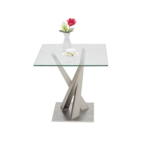 Milan SQ181812PEC Square Glass Table Top, 18" x 18"