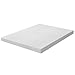 Mellow 4 Inch Memory Foam Mattress Topper with Cover, Calming Green Tea Infusion, Cal King
