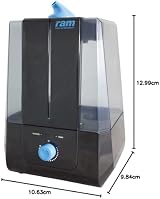 RAM Ultrasonic 5L Humidifier for Bedroom Large Water Tank Auto Shut Off view 8