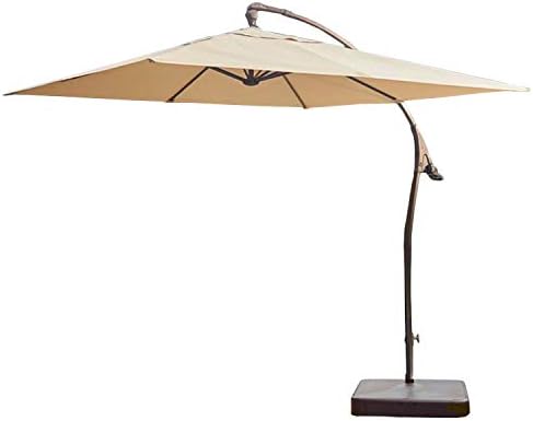 diy umbrella lights patio The Easiest DIY Outdoor String Light Poles Tutorial!