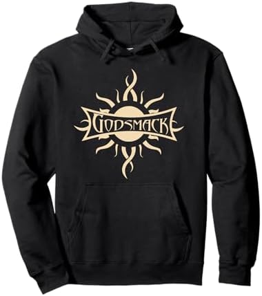 Amazon.com: Godsmack G Sun Logo On Black Pullover Hoodie