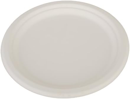 Southern Champion Tray 18160 10" ChampWare Round Molded Fiber White Heavy Weight Pulp Plate (Case of 500)