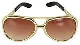 Elvis Basic Gold with Brown to Clear Costume Accessory